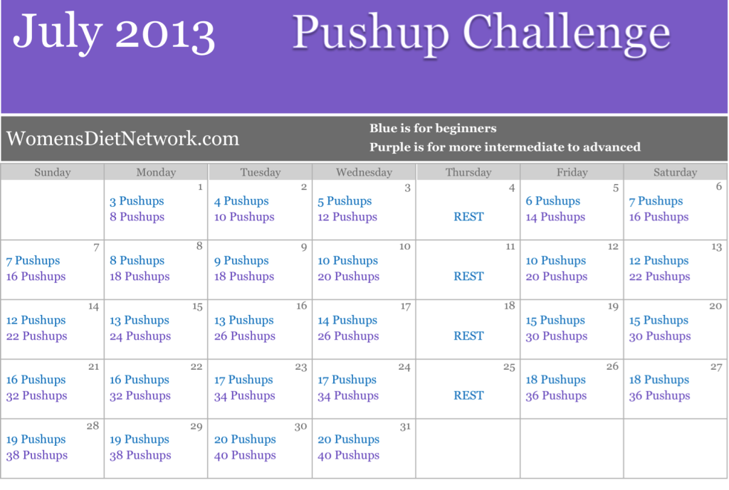 WDN July Pushup