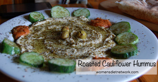 roasted cauliflower hummus