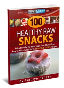100 healthy raw snacks and treats recipes ebook