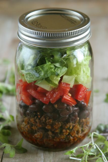 Taco Salad in a Jar!